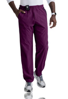 Men's Seven-Pocket Zip-Fly Amplify Scrub Pant - 0217 - Wine
