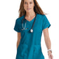 Women's Four-Pocket V-Neck Cora Scrub Top - 41423 - Bahama