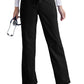 Women's Five-Pocket Flared Leg Riley Scrub Pant - 4232 - Black