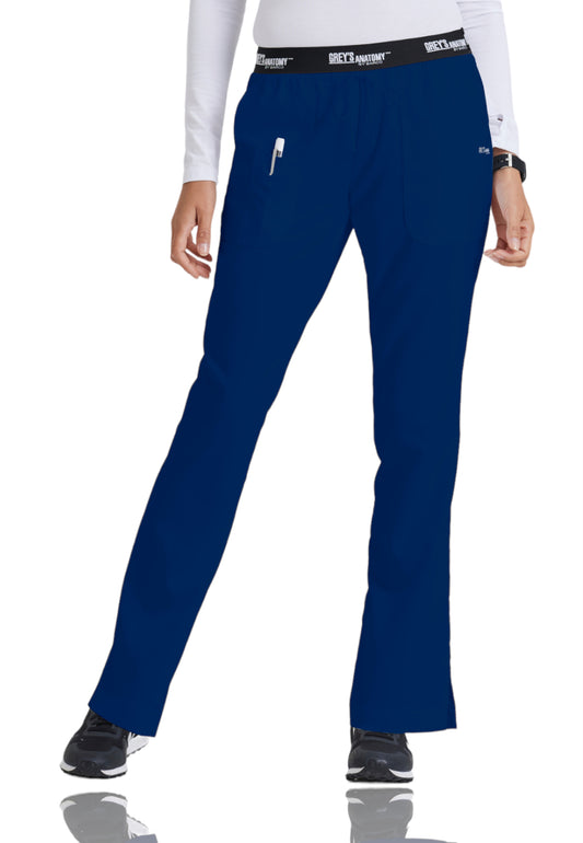 Women's Three-Pocket Flared Leg Aubrey Scrub Pant - 4275 - Indigo (Navy)