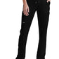 Women's Six-Pocket Straight Leg Mia Scrub Pant - 4277 - Black