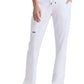 Women's Six-Pocket Straight Leg Mia Scrub Pant - 4277 - White