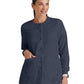 Women's Four-Pocket Snap Front Jamie Warm Up Scrub Jacket - 4450 - Steel