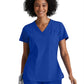 Women's Four-Pocket V-Neck Racer Scrub Top - 5105 - Cobalt