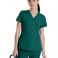 Women's Five-Pocket V-Neck Pulse Scrub Top - 5106 - Hunter Green