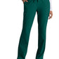 Women's Five-Pocket Fit & Flare Stride Scrub Pant - 5206 - Hunter Green
