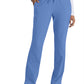 Women's Five-Pocket Fit & Flare Stride Scrub Pant - 5206 - Ciel Blue