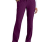 Women's Five-Pocket Fit & Flare Stride Scrub Pant - 5206 - Wine