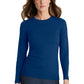 Women's Long Sleeve Accelerate Underscrub Tee - BOK804 - Indigo (Navy)