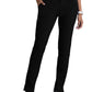 Women's Five-Pocket Tapered Leg Uplift Scrub Pant - BOP597 - Black