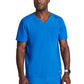 Men's Two-Pocket V-Neck Velocity Scrub Top - BOT195 - New Royal