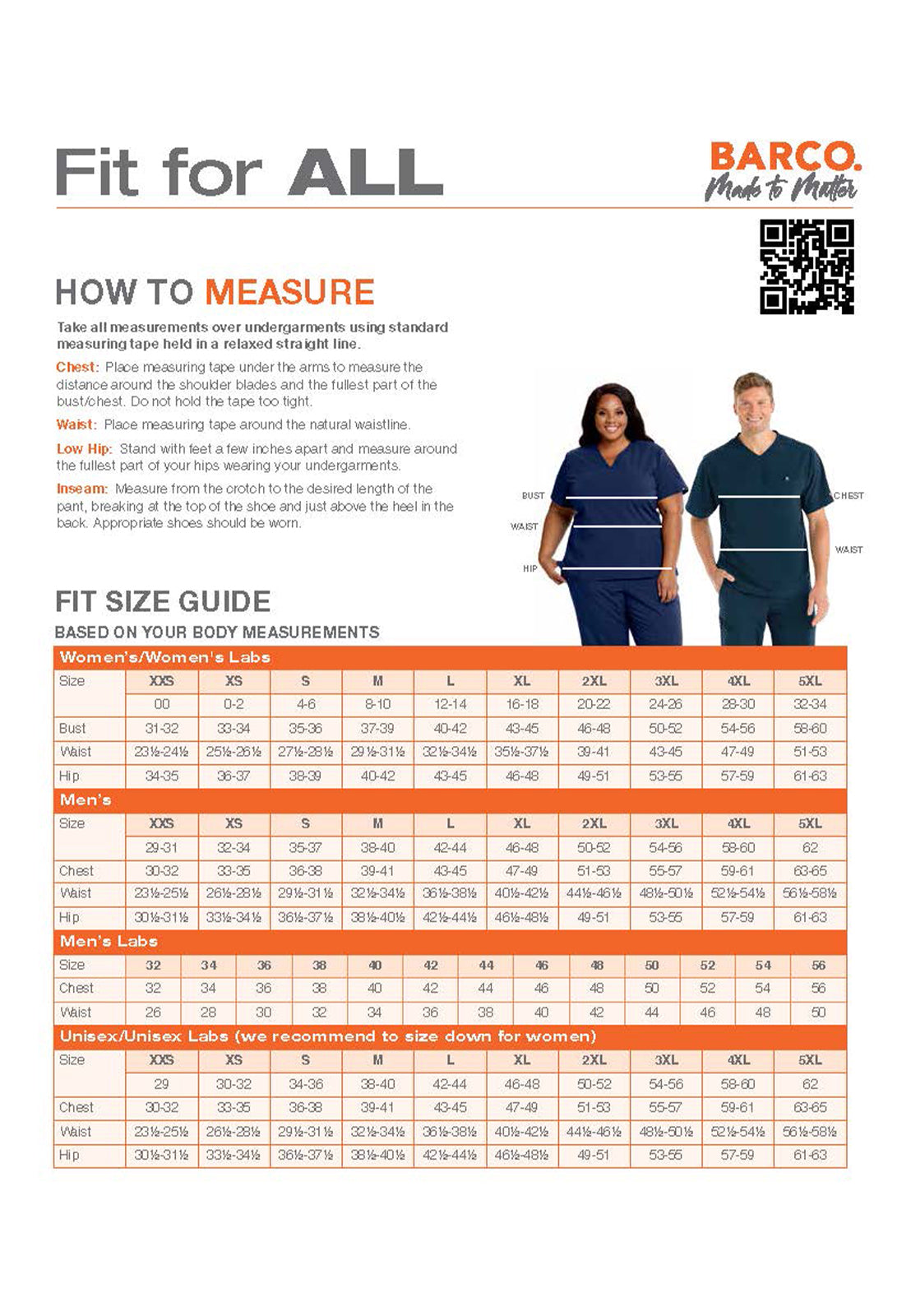 SIZECHART