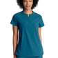 Women's Two-Pocket Banded Zip-Collar Flux Scrub Top - BOT216 - Bahama