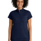 Women's Three-Pocket Mock Neck Vigor Scrub Top - BOT270 - Indigo (Navy)