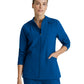 Women's Four-Pocket Zip-Up Venture Warm-Up Scrub Jacket - BOW894 - New Royal