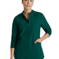 Women's Four-Pocket Zip-Up Venture Warm-Up Scrub Jacket - BOW894 - Hunter Green