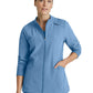 Women's Four-Pocket Zip-Up Venture Warm-Up Scrub Jacket - BOW894 - Ciel Blue