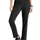 Women's Five-Pocket Slim Purpose Scrub Pant - BUP601 - Black