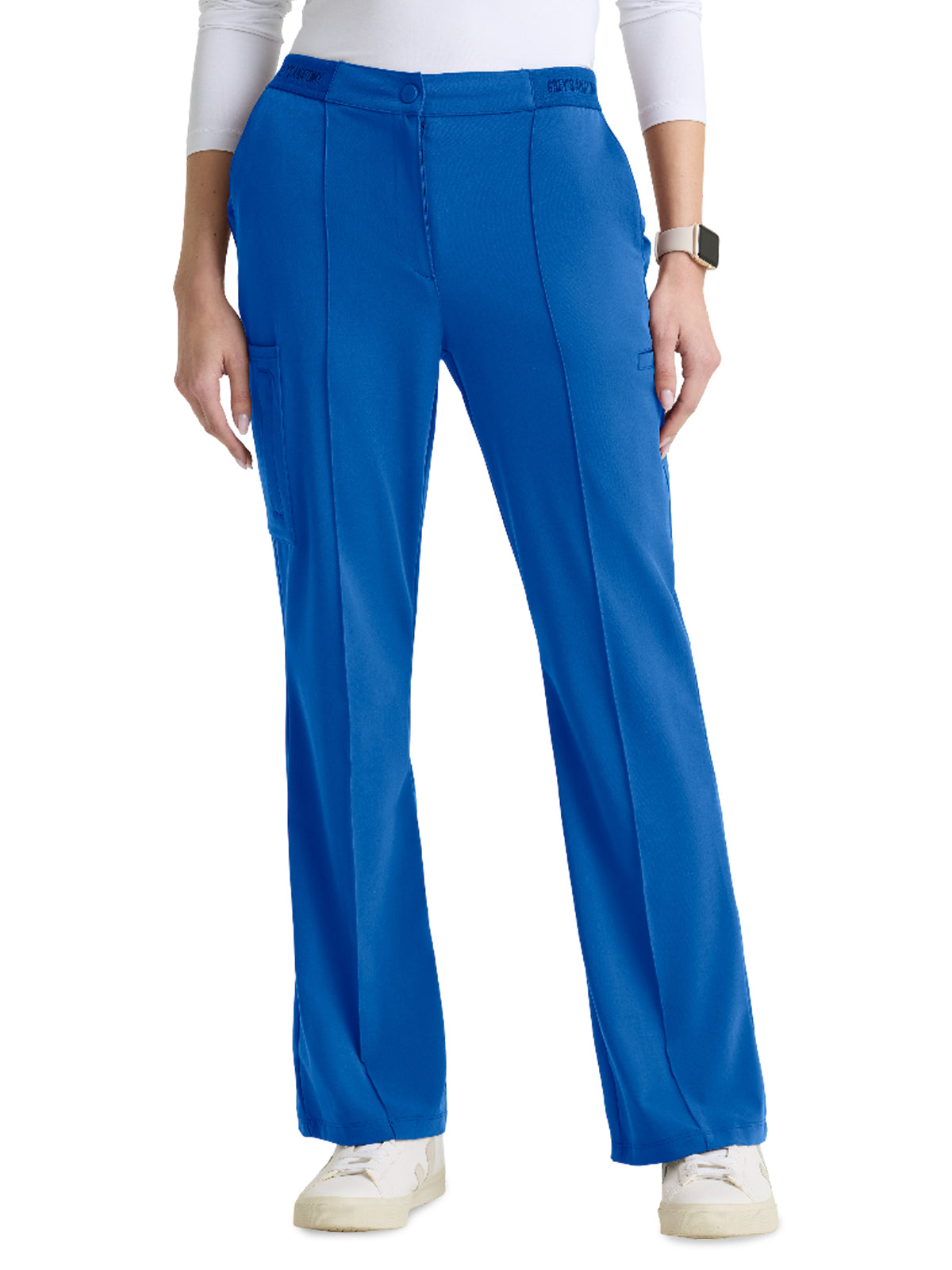 Women's Seven-Pocket Fit & Flare Spring Pant - GRGP740 - New Royal