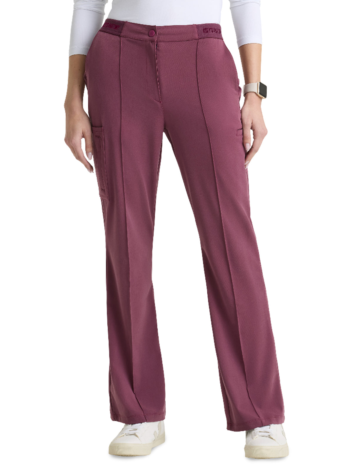 Women's Seven-Pocket Fit & Flare Spring Pant - GRGP740 - Dusty Port