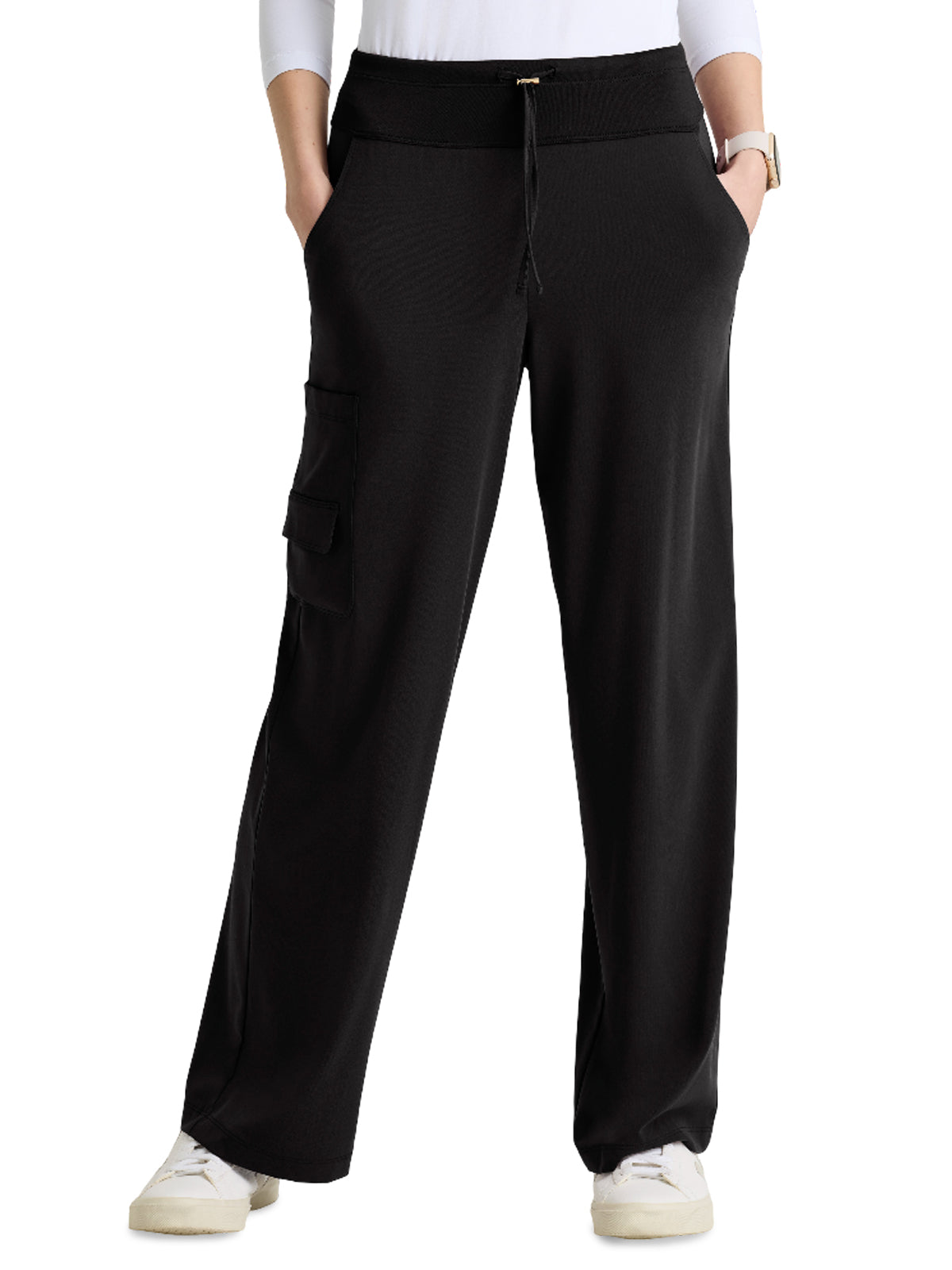 Women's Six-Pocket Aria Cargo Pant - GRGP741 - Black