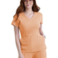 Women's Three-Pocket Spring V-Neck Top - GRGT309 - Melon Kiss
