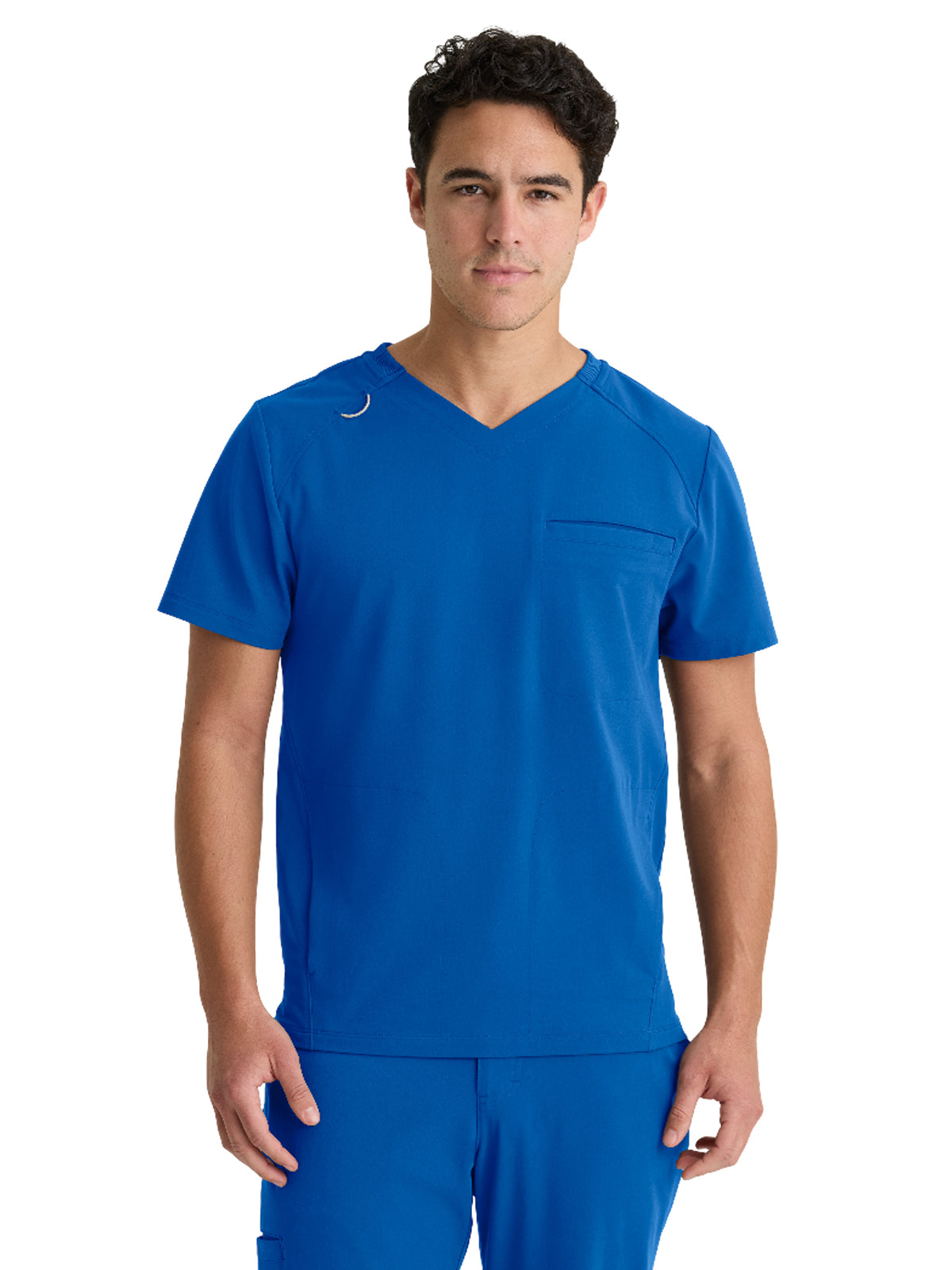 Men's Three-Pocket Phoenix V-Neck Top - GRGT314 - New Royal