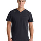Men's Three-Pocket Phoenix V-Neck Top - GRGT314 - Steel