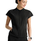 Women's Six-Pocket Aria Full Zip Top - GRGT320 - Black
