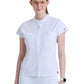 Women's Six-Pocket Aria Full Zip Top - GRGT320 - White
