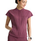Women's Six-Pocket Aria Full Zip Top - GRGT320 - Dusty Port