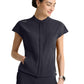 Women's Six-Pocket Aria Full Zip Top - GRGT320 - Steel