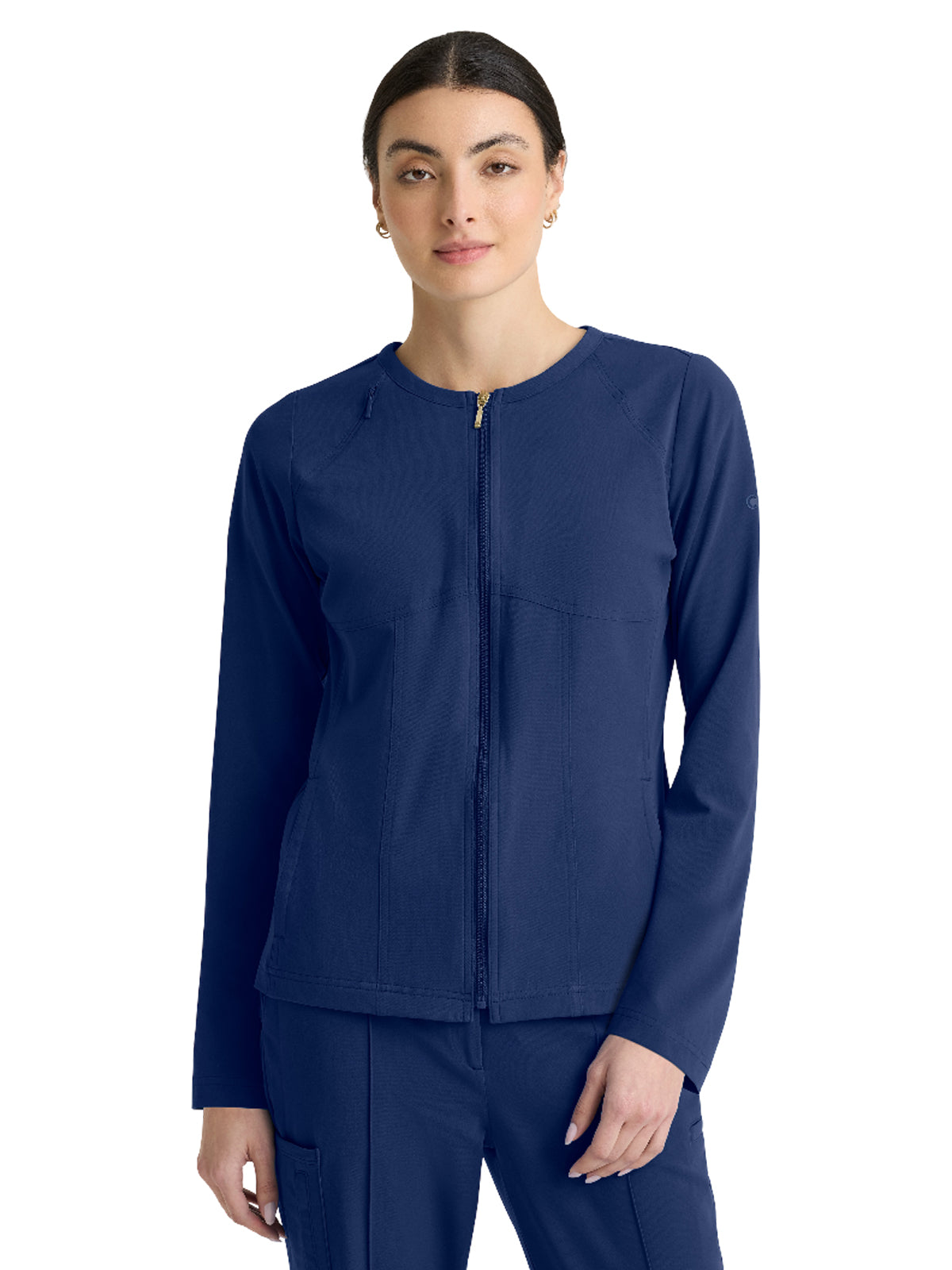 Women's Five-Pocket Spring Warm-Up Jacket - GRGW937 - Indigo (Navy)