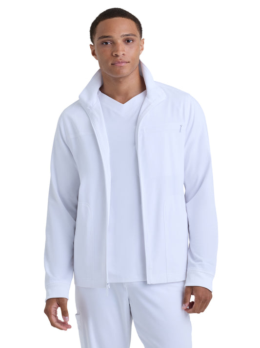 Men's Five-Pocket Phoenix Warm-Up Jacket - GRGW938 - White