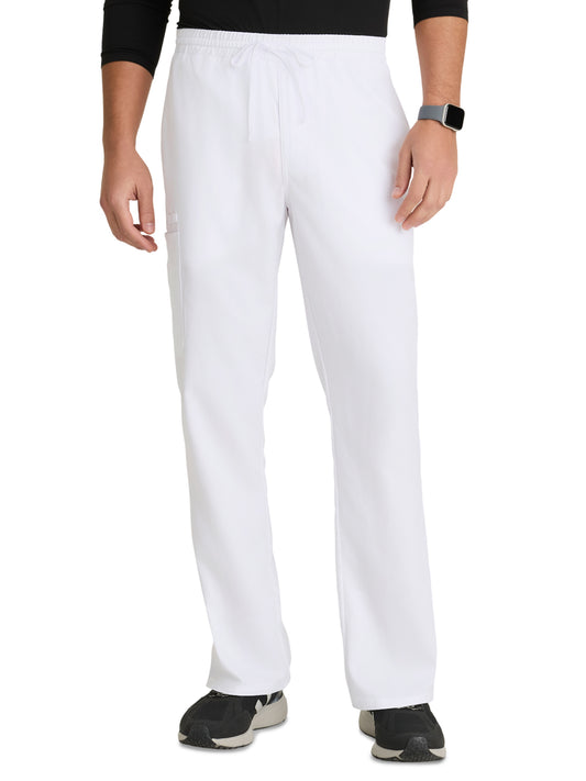 Men's Five-Pocket Zip-Fly Evan Scrub Pant - GRP558 - White