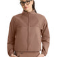 Women's Two-Pocket Crystal A-Line Jacket - GRSJ940 - Brownstone