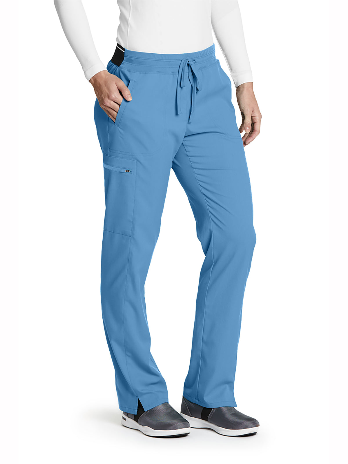 Women's Three-Pocket Kim Scrub Pant - GRSP500 - Ciel Blue