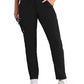 Women's Seven-Pocket Serena Scrub Pant - GRSP526 - Black