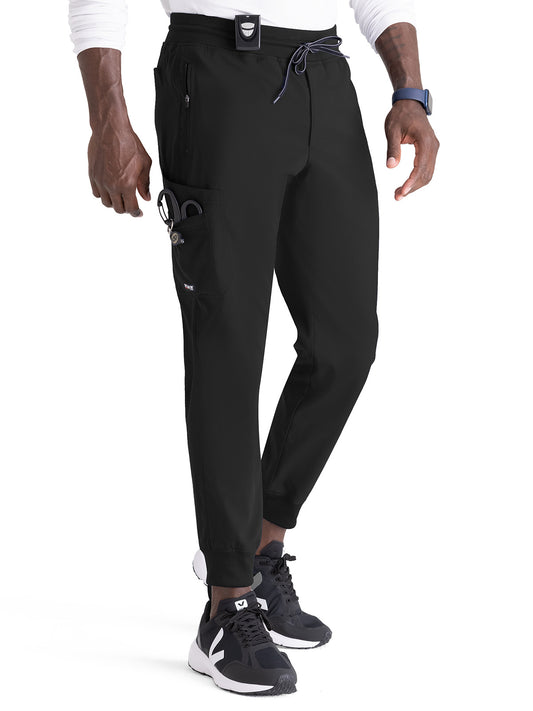Men's Five-Pocket Murphy Jogger Scrub Pant - GRSP550 - Black