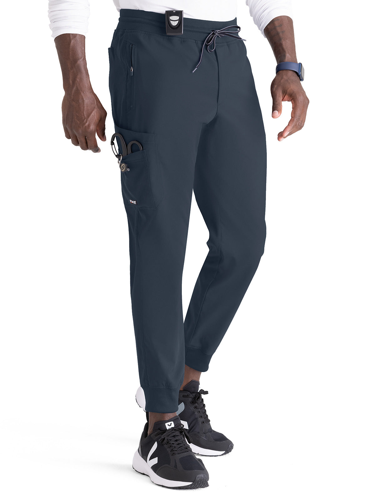 Men's Five-Pocket Murphy Jogger Scrub Pant - GRSP550 - Steel