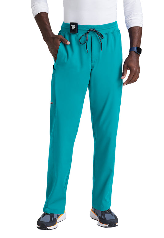 Men's Six-Pocket Straight leg Hudson Scrub Pant - GRSP617 - Teal