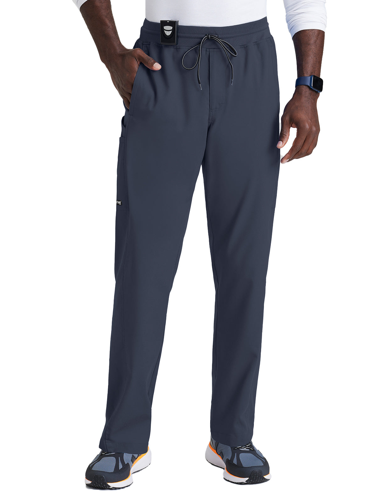 Men's Six-Pocket Straight leg Hudson Scrub Pant - GRSP617 - Steel