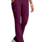 Women's Five-Pocket V-Front Swift Scrub Pant - GRSP684 - Wine