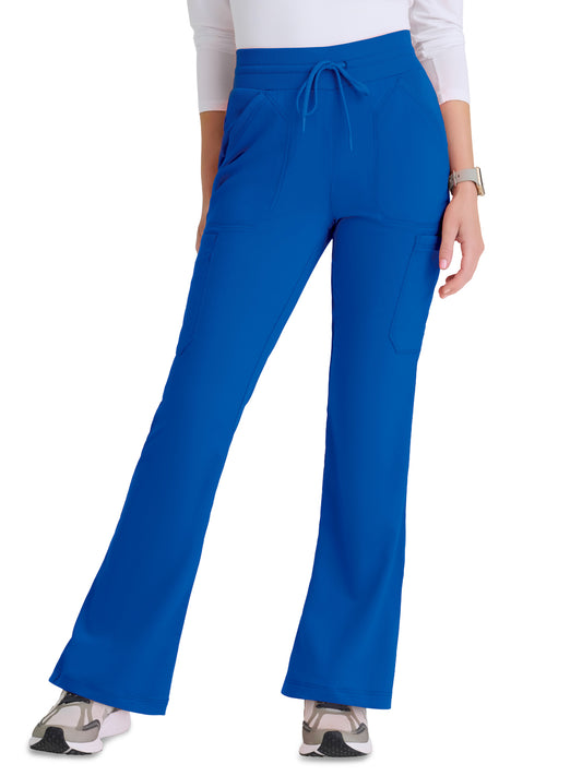 Women's Seven Pocket Drawstring Kristi Scrub Pant - GRSP722 - New Royal
