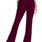 Women's Seven Pocket Drawstring Kristi Scrub Pant - GRSP722 - Wine