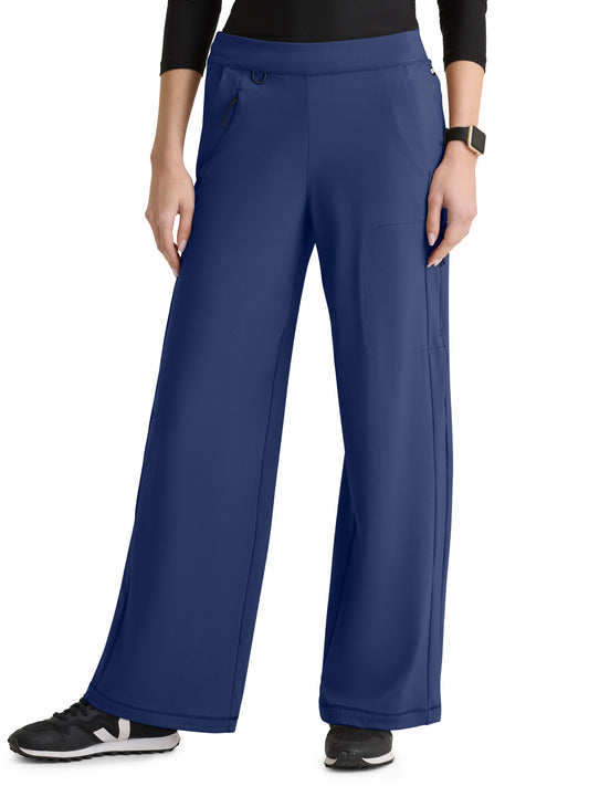 Women's Six-Pocket Crystal Pant - GRSP746 - Indigo