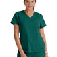 Women's Four-Pocket V-Neck Emma Scrub Top - GRST011 - Hunter Green