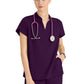 Women's Two-Pocket Avery Scrub Top - GRST230 - Eggplant