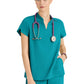 Women's Two-Pocket Avery Scrub Top - GRST230 - Teal