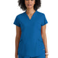 Women's Two-Pocket V-Neck Define Scrub Top - GRST249 - New Royal